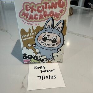 Authentic Pop Mart Exciting Macaron Labubu Sea Salt Coconut